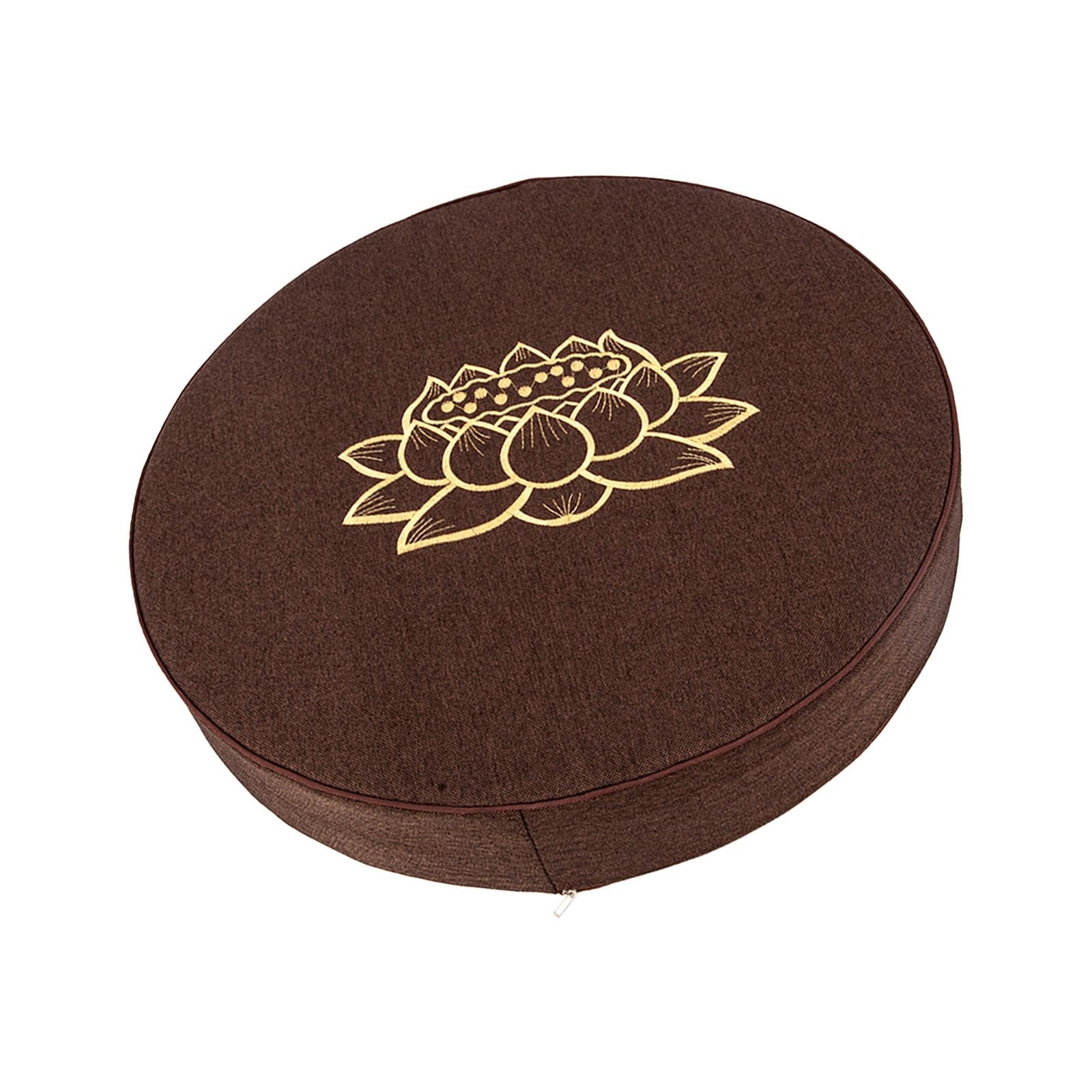 Yoga Cushion Buddhist Comfortable Floor Pillow for Women Men Yoga Stretching Coffee|Home & Garden|Home Dacor> Pillows-image-7