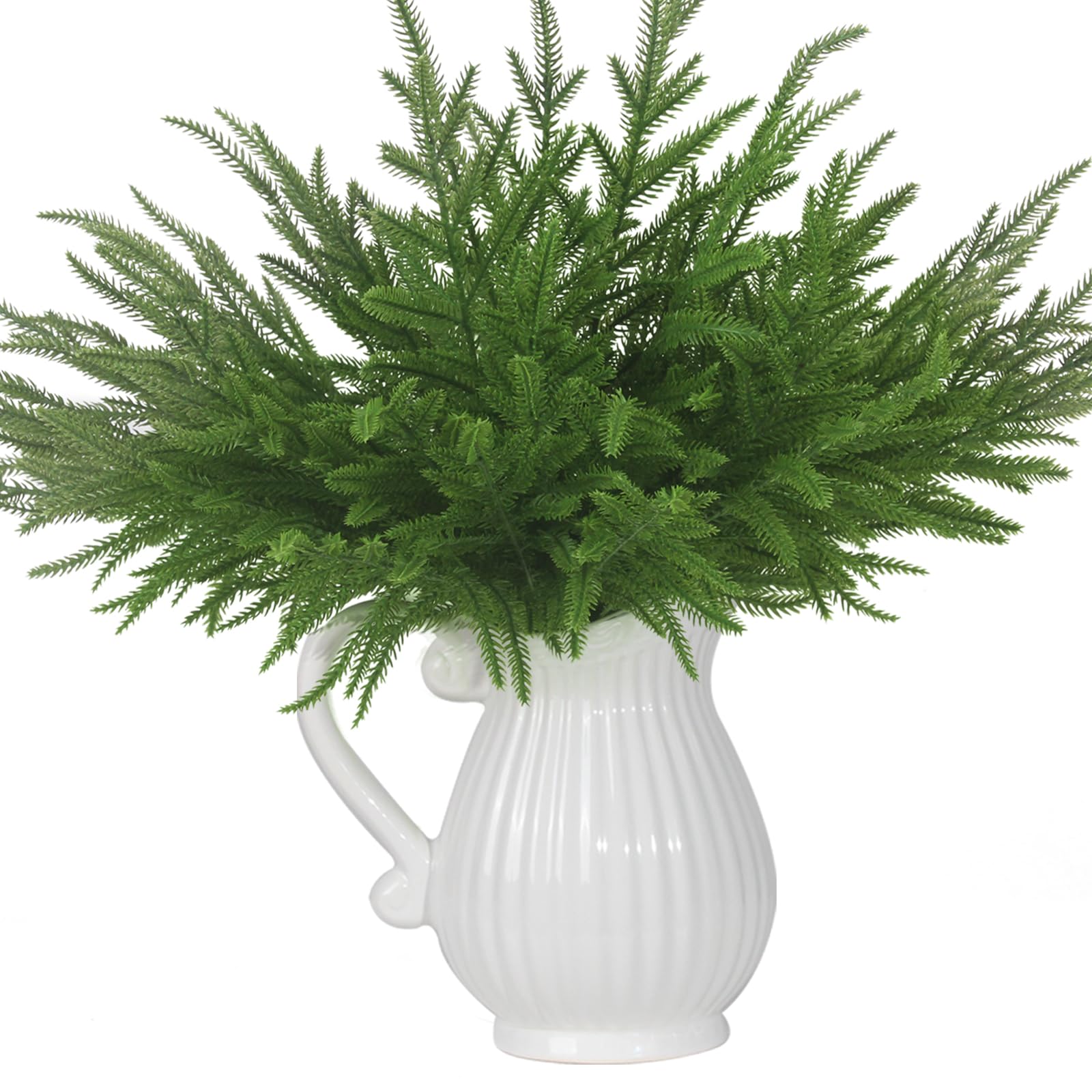 Künstliche Norfolk-Kieferzweige 76cm - 12 Stück Für Weihnachtsdeko