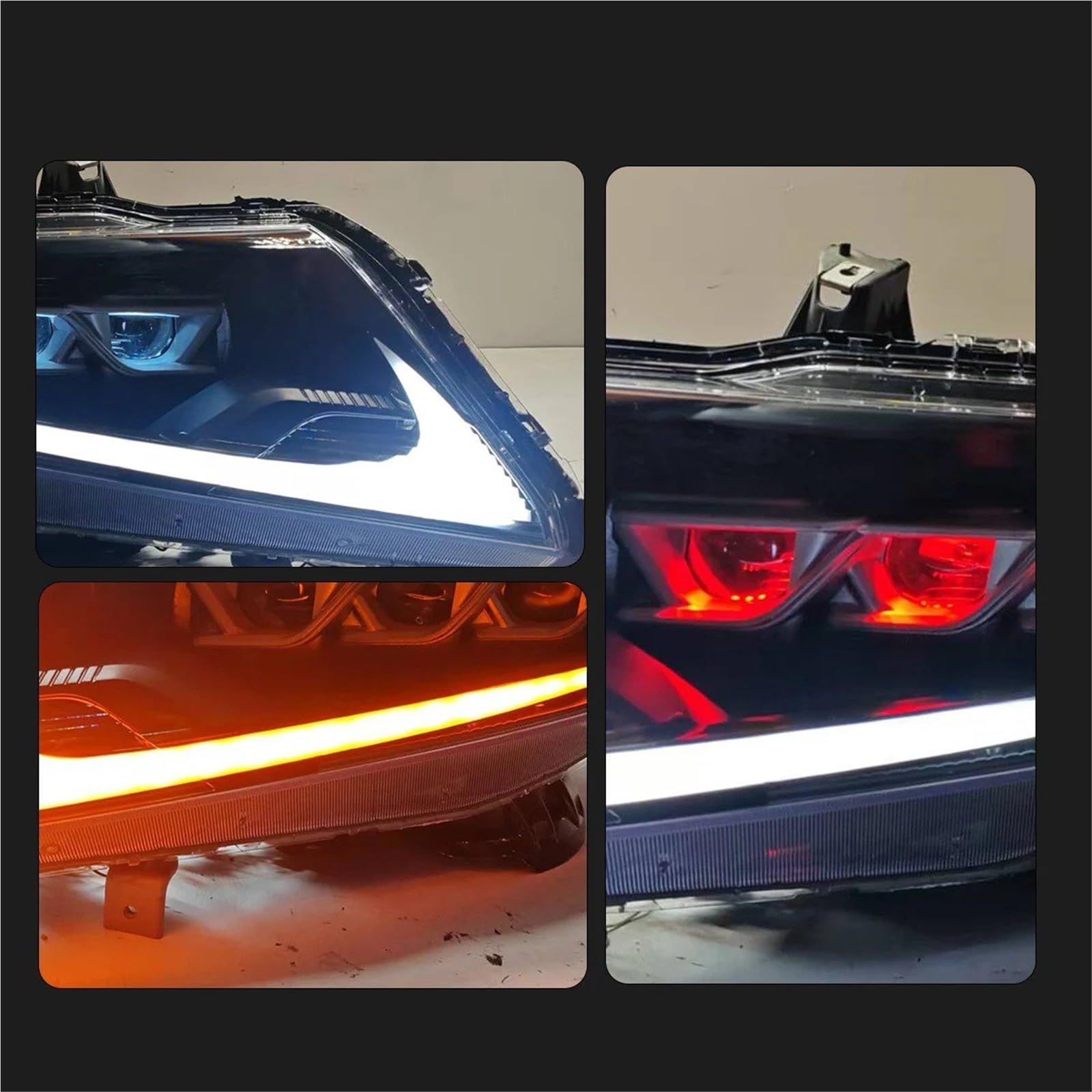 Fari Anteriori per Auto City 2008-2014, proiettori, luci diurne, Accessori per Auto, Gruppo Ottico Anteriore.