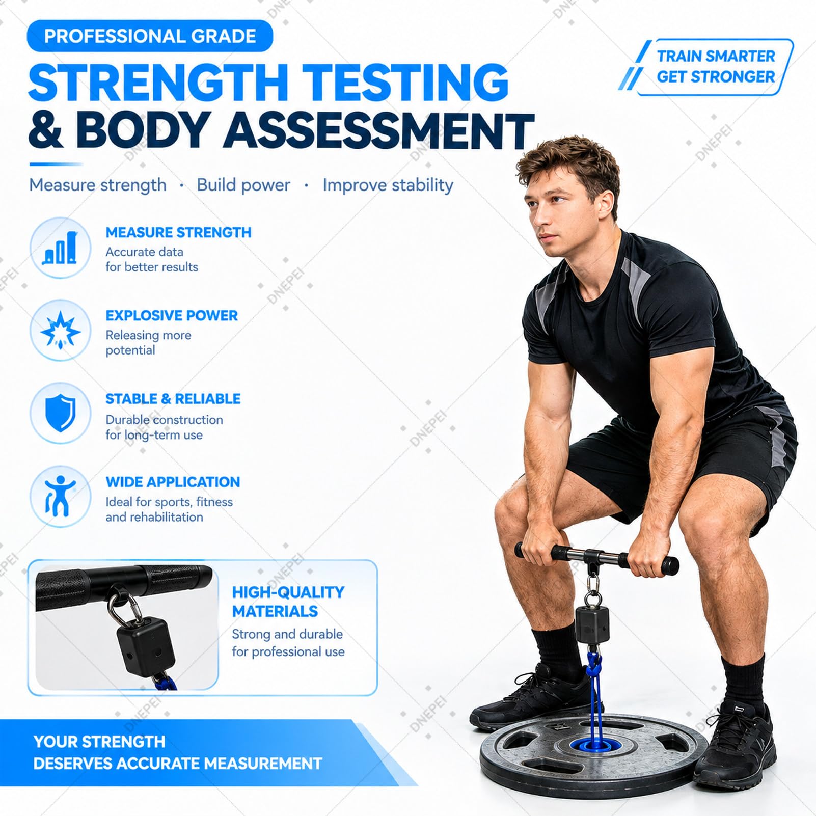 Medidor de Fuerza Digital de 500 kg (ensayador de tracción y compresión) SetMenu1