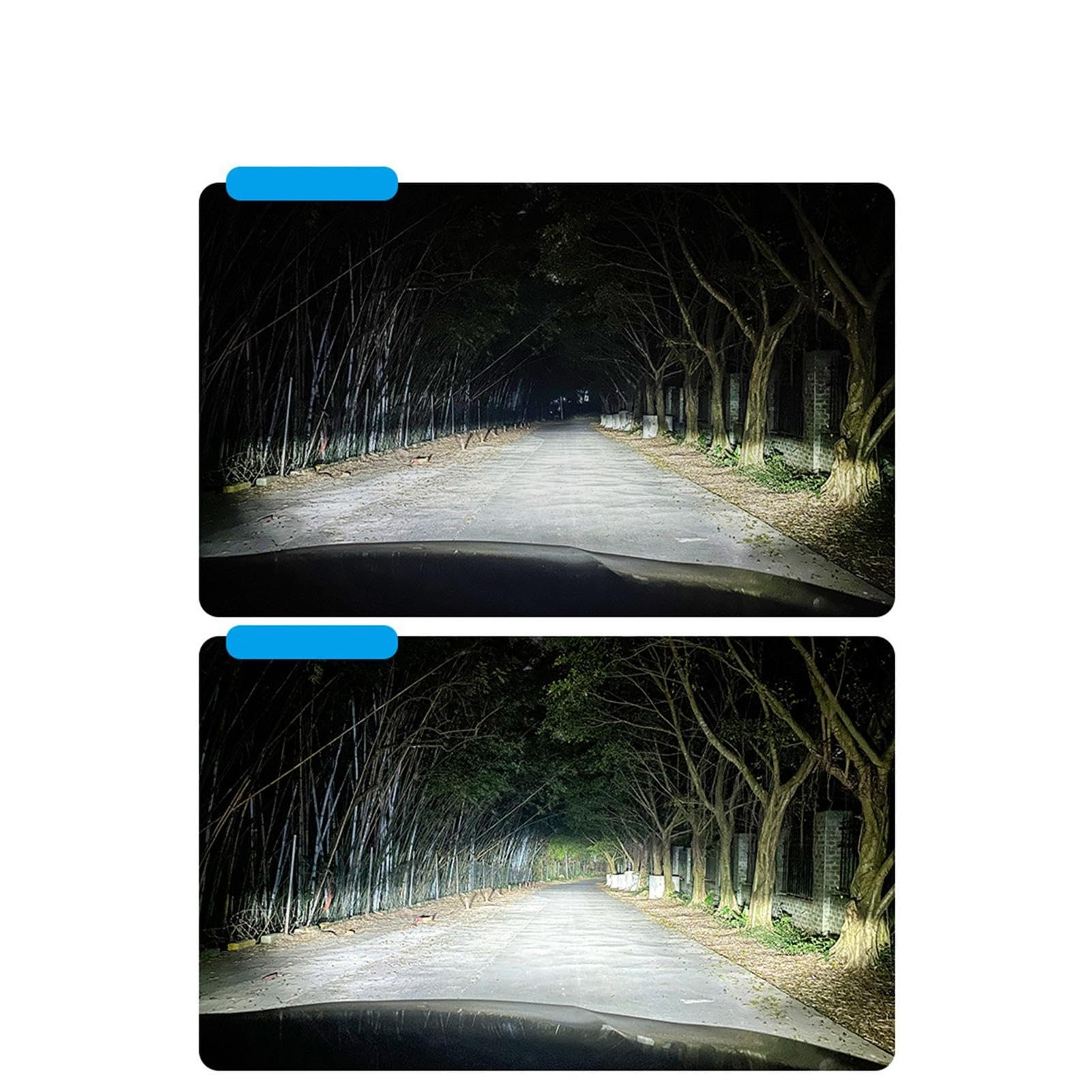 Generico Lampadina fendinebbia H8, faro LED H8 | Luce di marcia diurna 12V 6000K ad alta luminosità - Lampadina per fari 'auto, fendinebbia per un'ampia gamma di visione