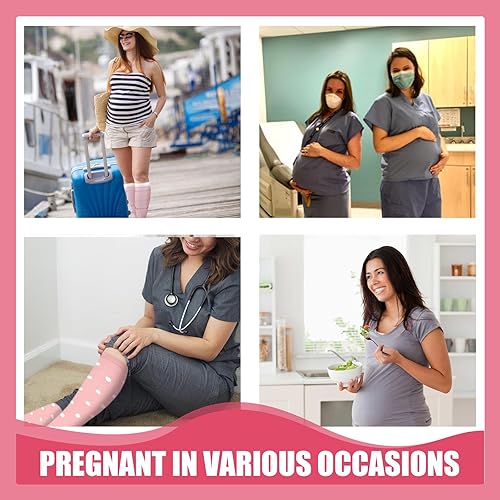 Miniatura 6 de HLTPRO - Calcetines de compresión para mujeres u hombres, 6 pares de calcetines de compresión de 20 a 30 mmHg para médicos o enfermeros o para correr