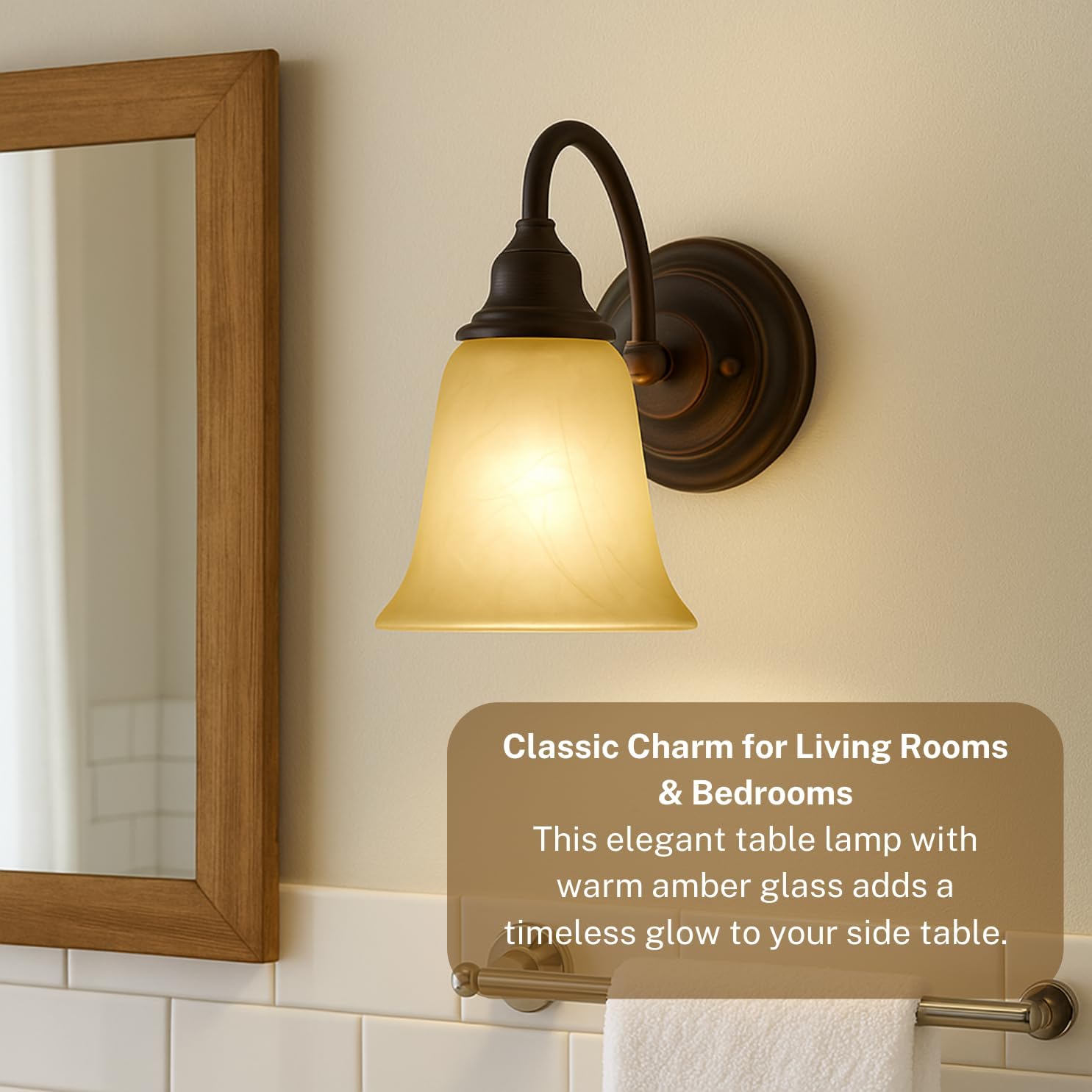 LIGHTACCENTS Alabaster Glass Pendant Light Shade - Farmhouse Style Chandelier Shades, 6"x6", Socket Nut Compatible - Upgrade Pendants, Wall Vanitie, Table Lamps -3-Pack