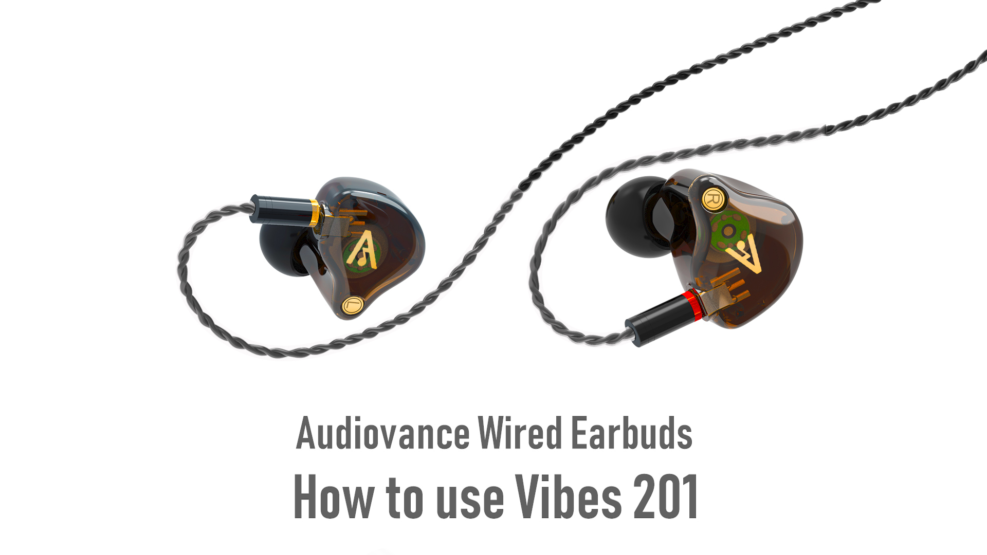 Amazon.com: Audiovance Vibes 201 Wired Earbuds in Ear Headphones
