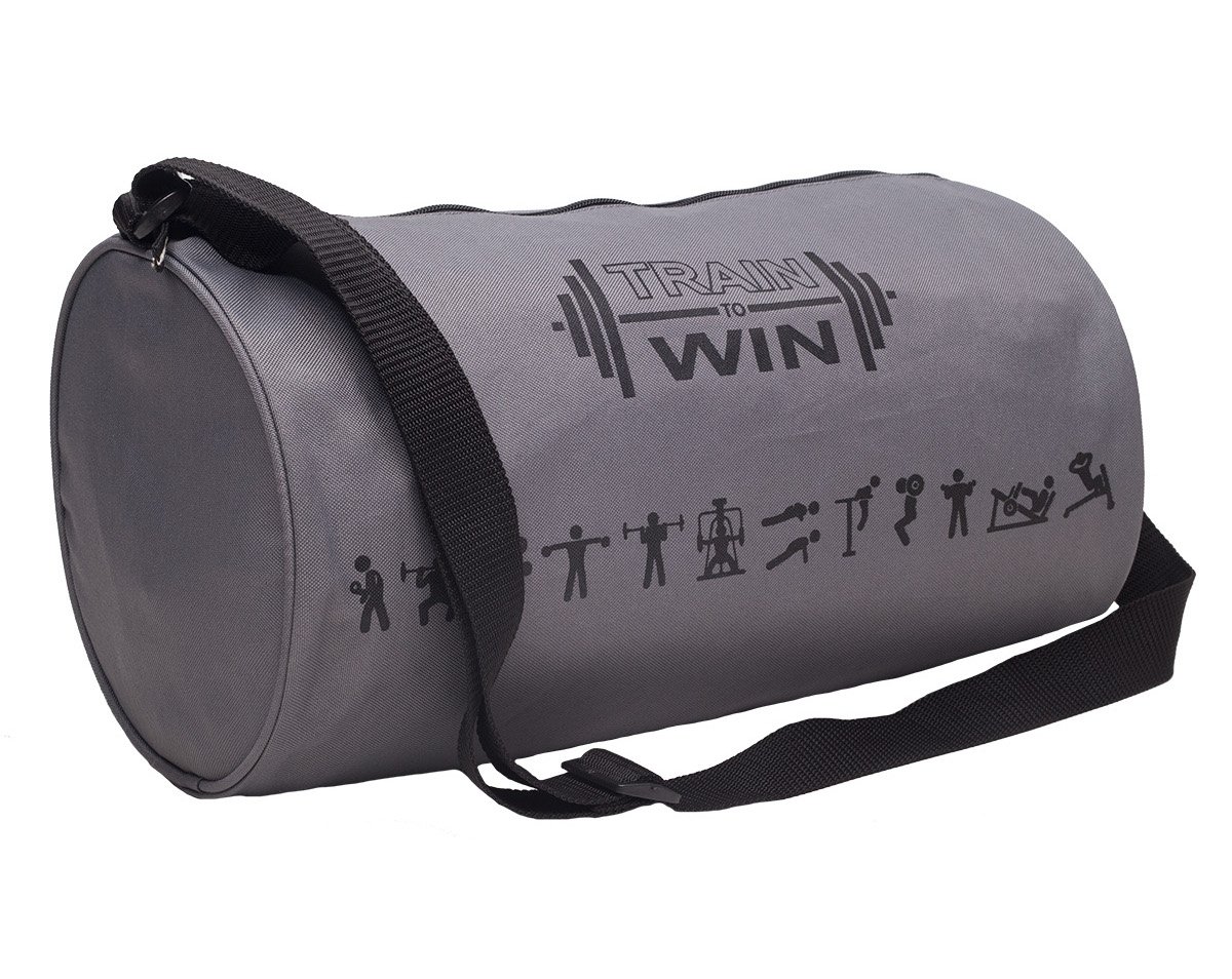 Casual Gym Bag for Boys - Cosmus Fitwell 23L Medium Gym Duffle Bag - Sports Bags for Men (Grey)-image-23