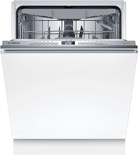 Bosch SBH4ECX28E Serie 4, Smarter Geschirrspüler Vollintegriert 60 cm, XXL Spülmaschine, Besteckschublade, Made in Germany, Vario Scharnier, besonders leise, SpeedPerfect Plus, automatische Türöffnung