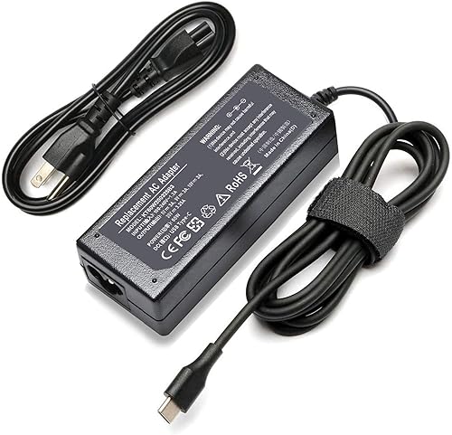 Cargador USB-C de 65 W 45 W para Lenovo ThinkPad T480 T480s T490s T580 T580s T590 E480 E580 E585 Chromebook 100e 300e 500e C330 C340 S330 Yoga C930 Cargador USB-C de 65 W 45 W para Lenovo ThinkPad T480 T480s T490s T580 T580s T590 E480 E580 E585 Chromebook 100e 300e 500e C330 C340 S330 Yoga C930