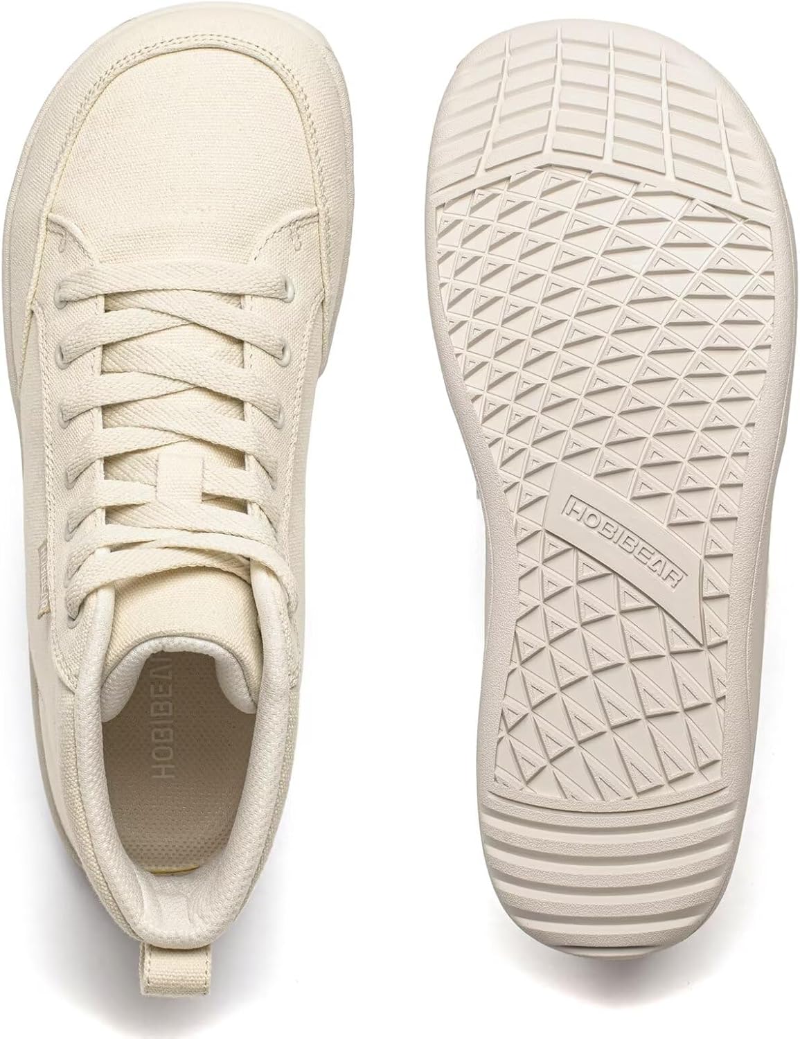 HOBIBEAR Womens Barefoot Shoes | Wide Toe Box | High Top Canvas | Comfortable Trail Running Sneaker - Image 5