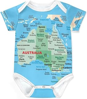 Maps of Germany Newborn Baby Romper,Boy Girl Sweatshirt Outfit Romper