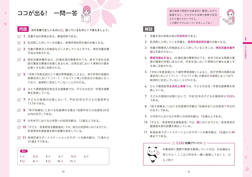 この1冊で合格! 桜子先生の保育士 必修テキスト 下 2024年前期