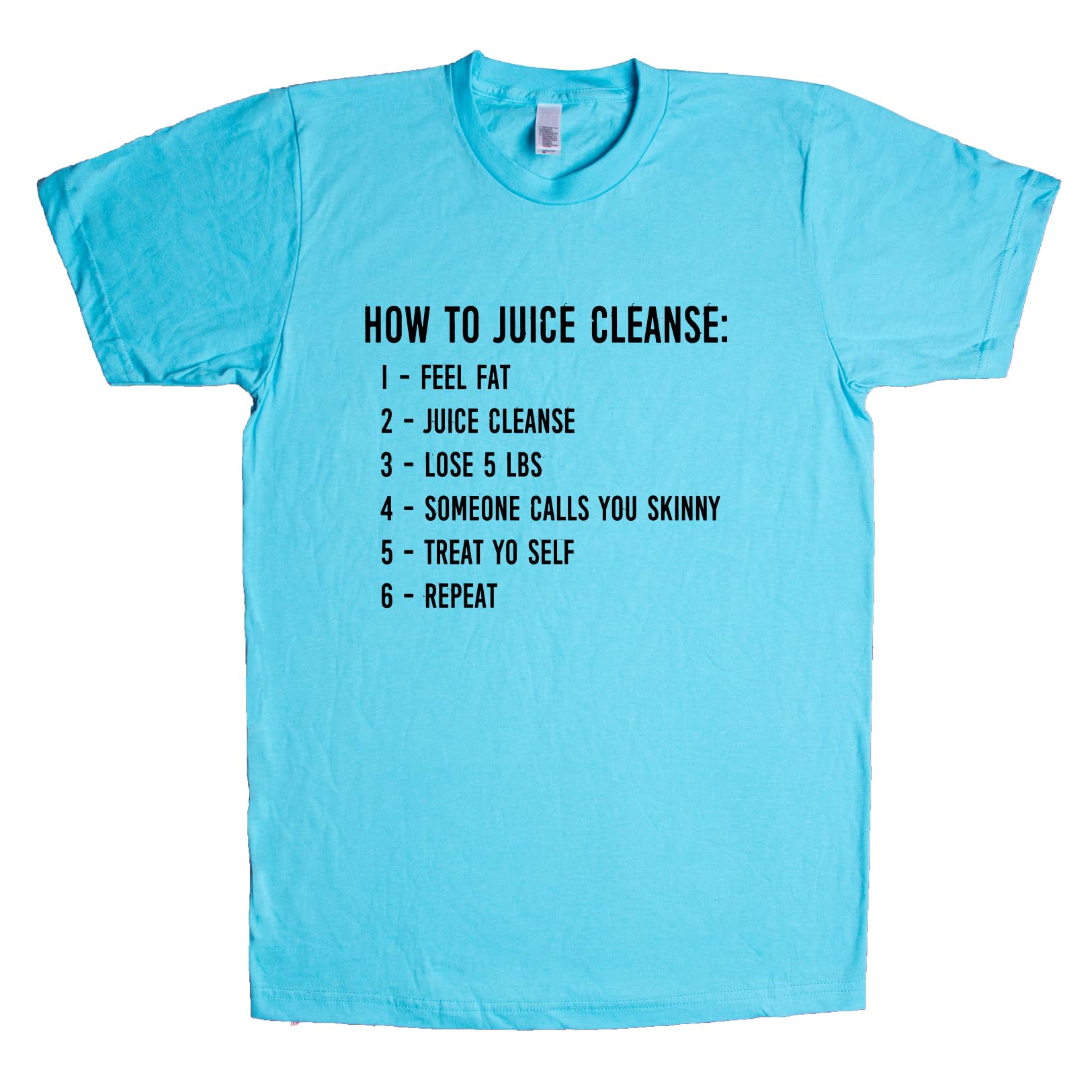 How to Juice Cleanse Unisex T Shirt Tahiti-Blue X-Small