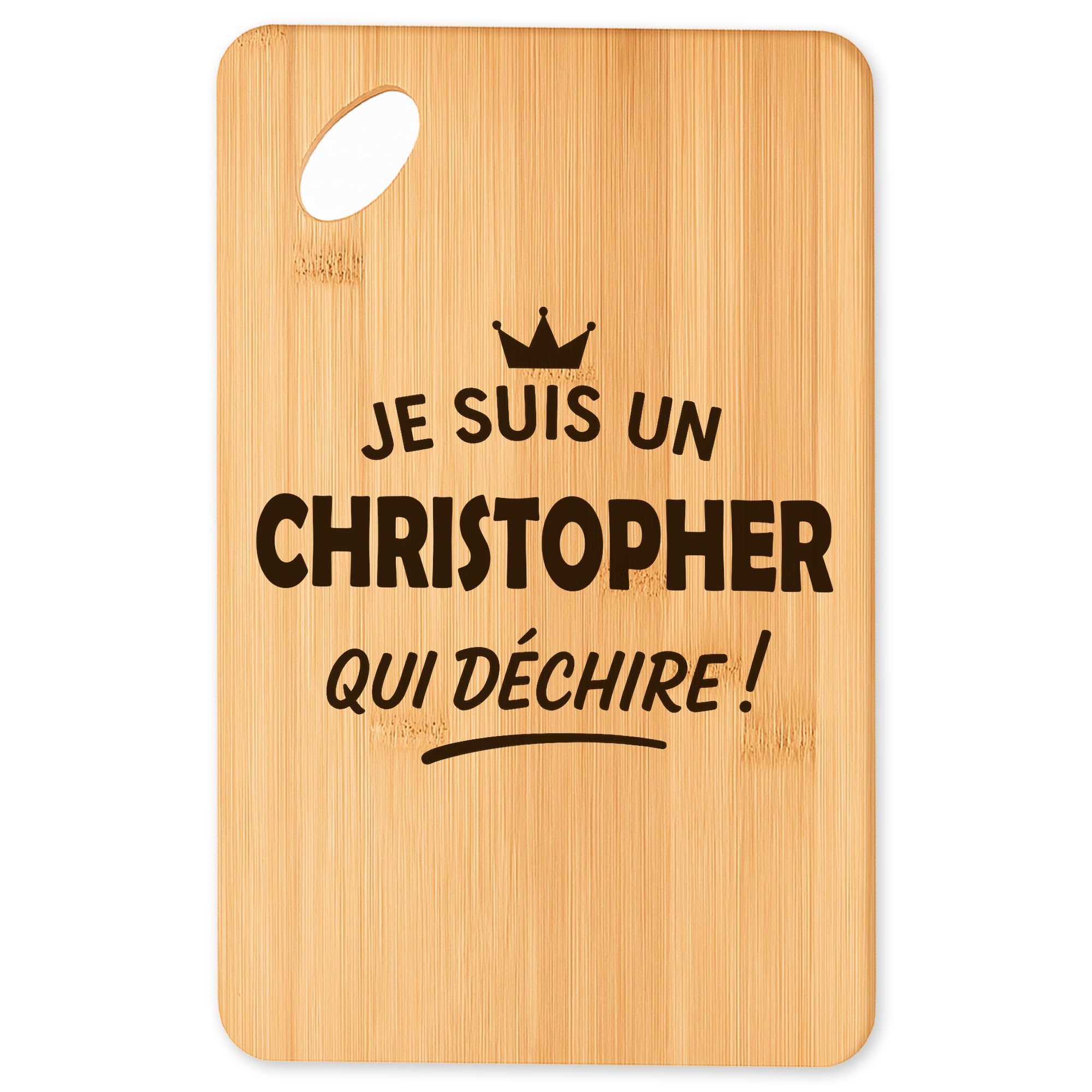 Planche à découper Christopher en bambou et plateau apéro de cuisine
