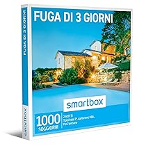Smartbox – Fuga di 3 Giorni – Cofanetto Regalo Coppia, Un Soggiorno di 2 Notti per 2 Persone, Idee Regalo Originale, Taglia unica