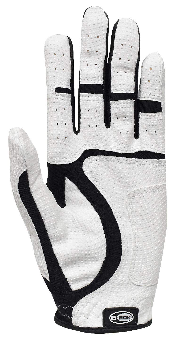 Etonic Golf Junior JLH G-SOK Multi Fit Glove (Closeout) White/Black