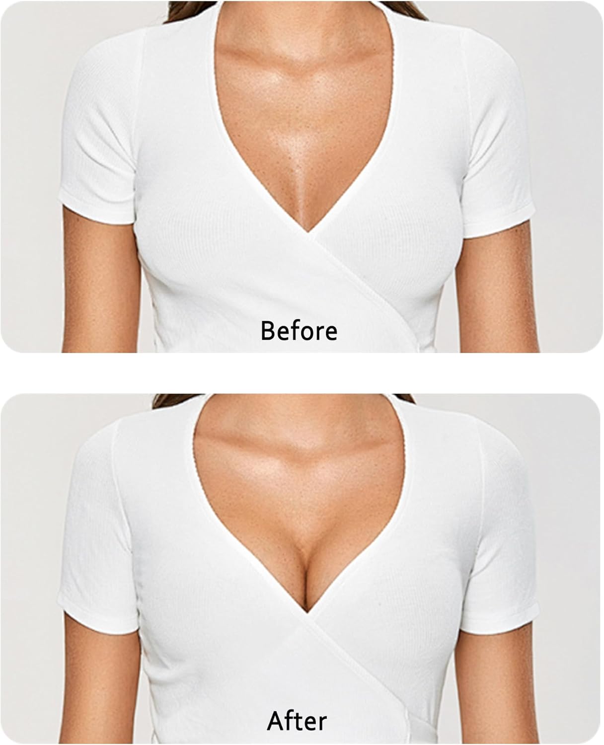 Womens Wireless Supportive Bra Push Up Seamless No Underwire Back Smoothing Full Coverage Bralette Soft Stretch Everyday Bra - Image 7