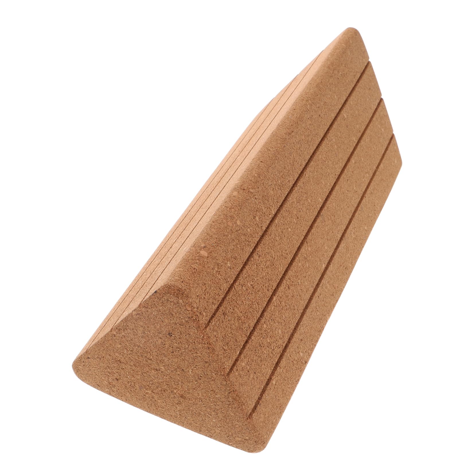 Abaodam Bloque de Yoga Triangular de Corcho de Alta Densidad para Ejercicios de Abdomen y Cintura Soporte para Principiantes y Accesorio de Entrenamiento Fitness