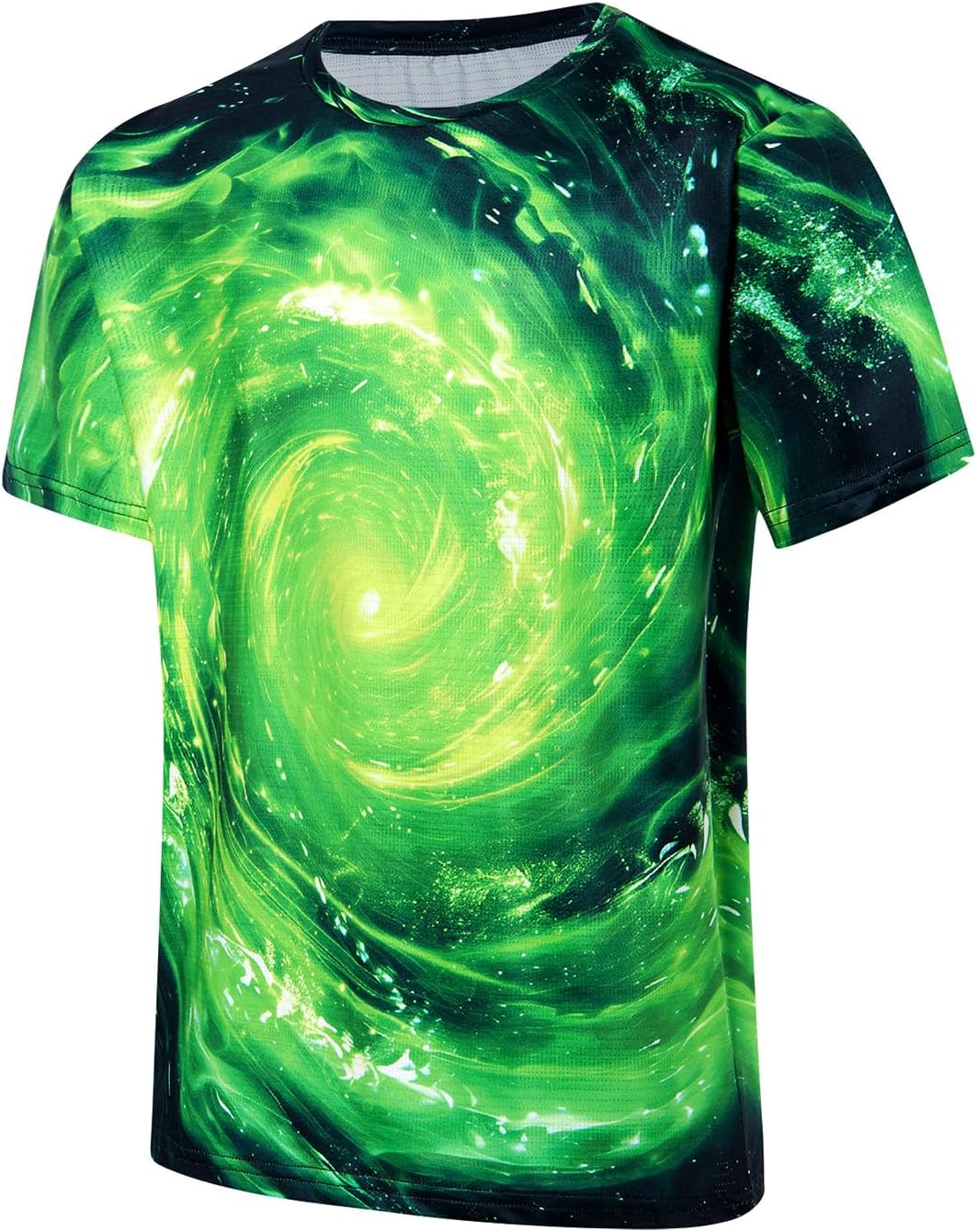 Lovekider Boys Athletic T-Shirt Dry Fit - Moisture Wicking Crew Neck Rash Guard Tees for Soccer, Gym, Sports, Size 7-14