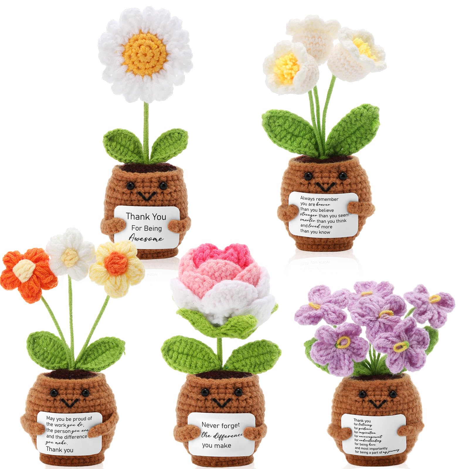 みーちゃん　おまとめ　カクタス パーチ　No.705,No.582 Amazon.com: Geelin 6 Sets Positive Appreciation Gift for Women