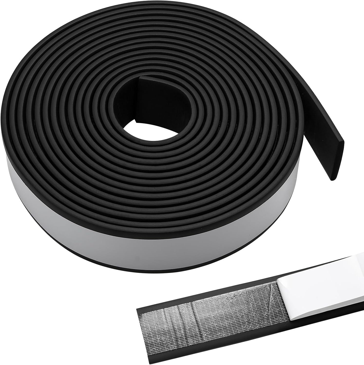 23FT Camper Shell Seal Truck Rubber， 23 feet x 2 "x 0.2"， EPDM Stripping, Truck Cap Seal， for Truck Roof Cover, Maximum Weight Capacity 200 pounds