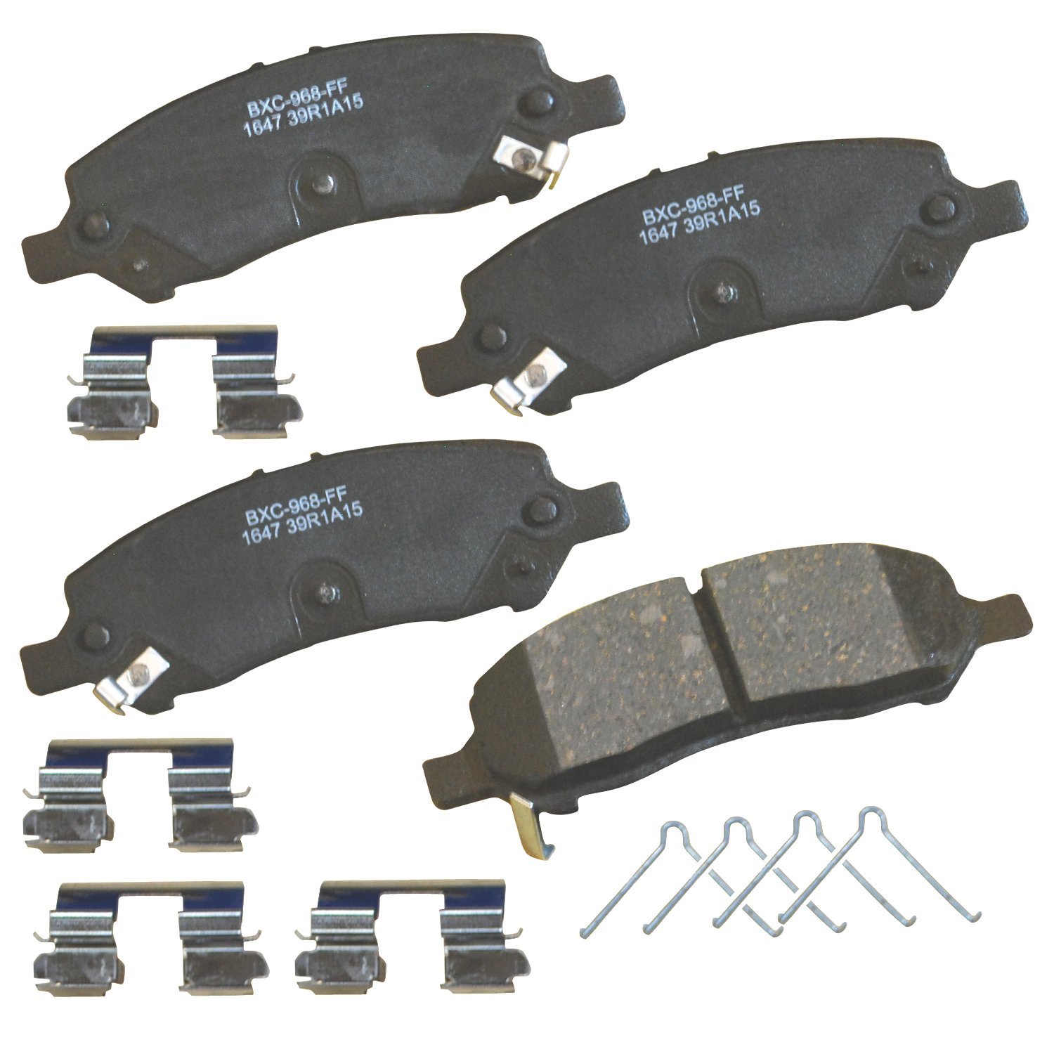 Bendix Premium SBC1647 Ceramic Rear Brake Pads for Dodge Dart 2016-2013