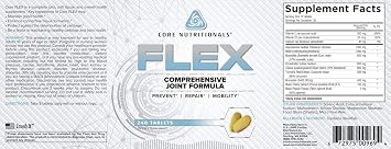Core Nutritionals Flex Comprehensive Joint Formula, 240 Tablets