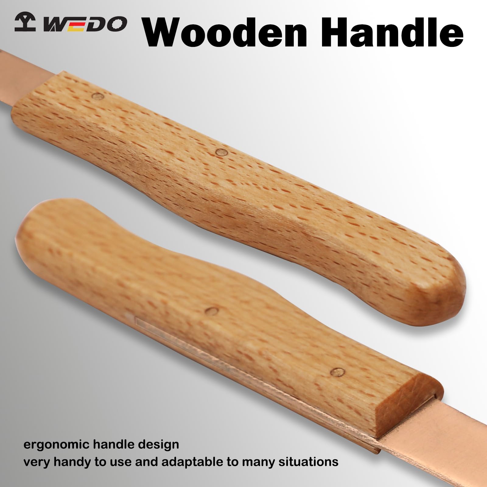 WEDO Coltello antiscintilla in rame al berillio, coltello di sicurezza senza scintille, non magnetico, pressofuso, resistente alla corrosione, standard DIN