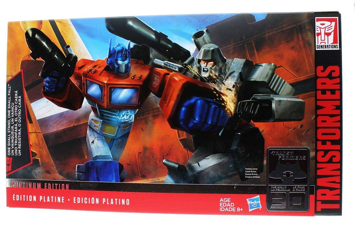 Figura Transformers Platinum Optimus Prime Vs Megatron - Hasbro