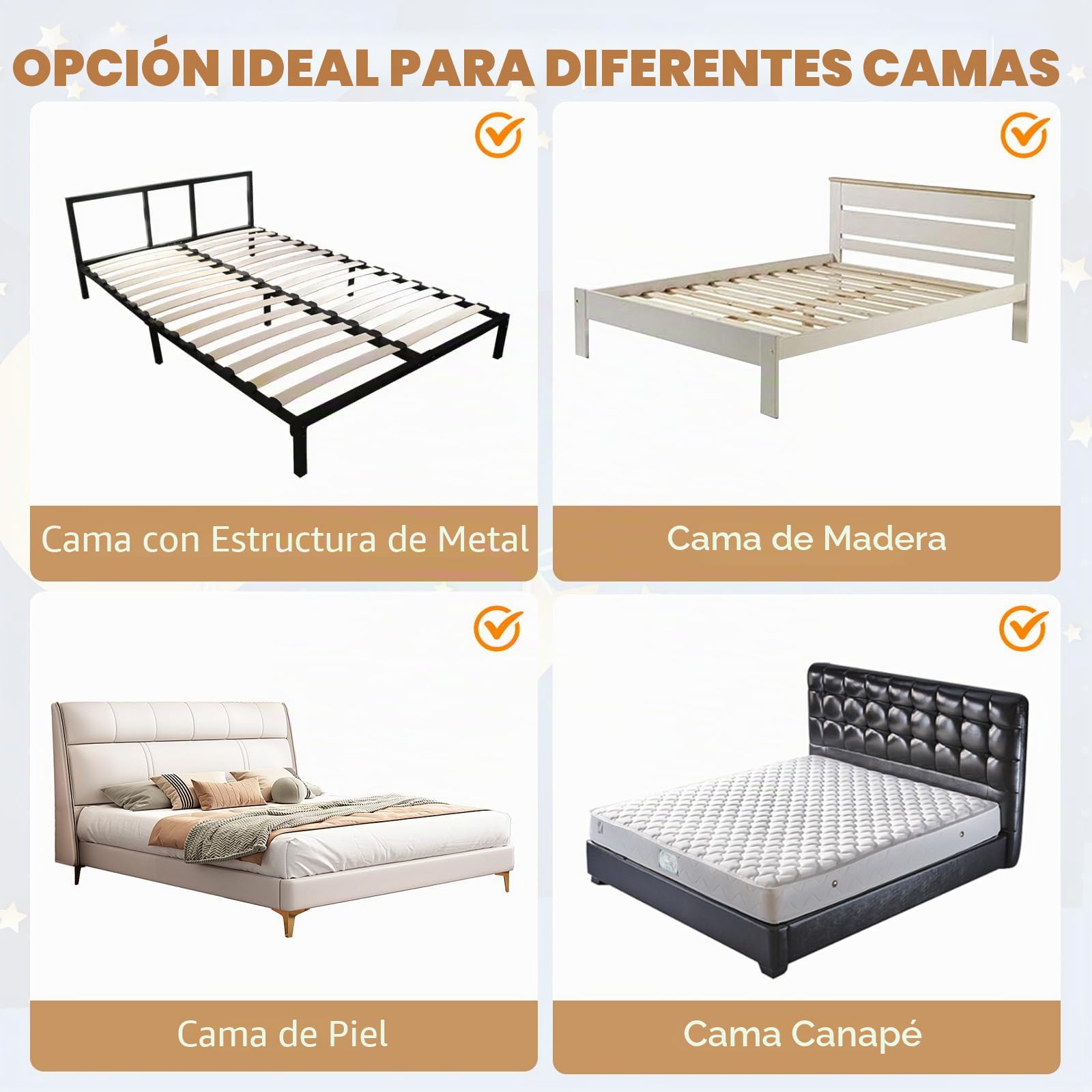 RELAX4LIFE Barrera Seguridad Niños Cama Plegable 150/180cm con Correas de Seguridad y Funda Tela Oxford Removible, Barandilla Cama Niño para Cuna, Cama Gemelo/Doble/Queen&King (Beige,180 x 41 x 55 cm)
