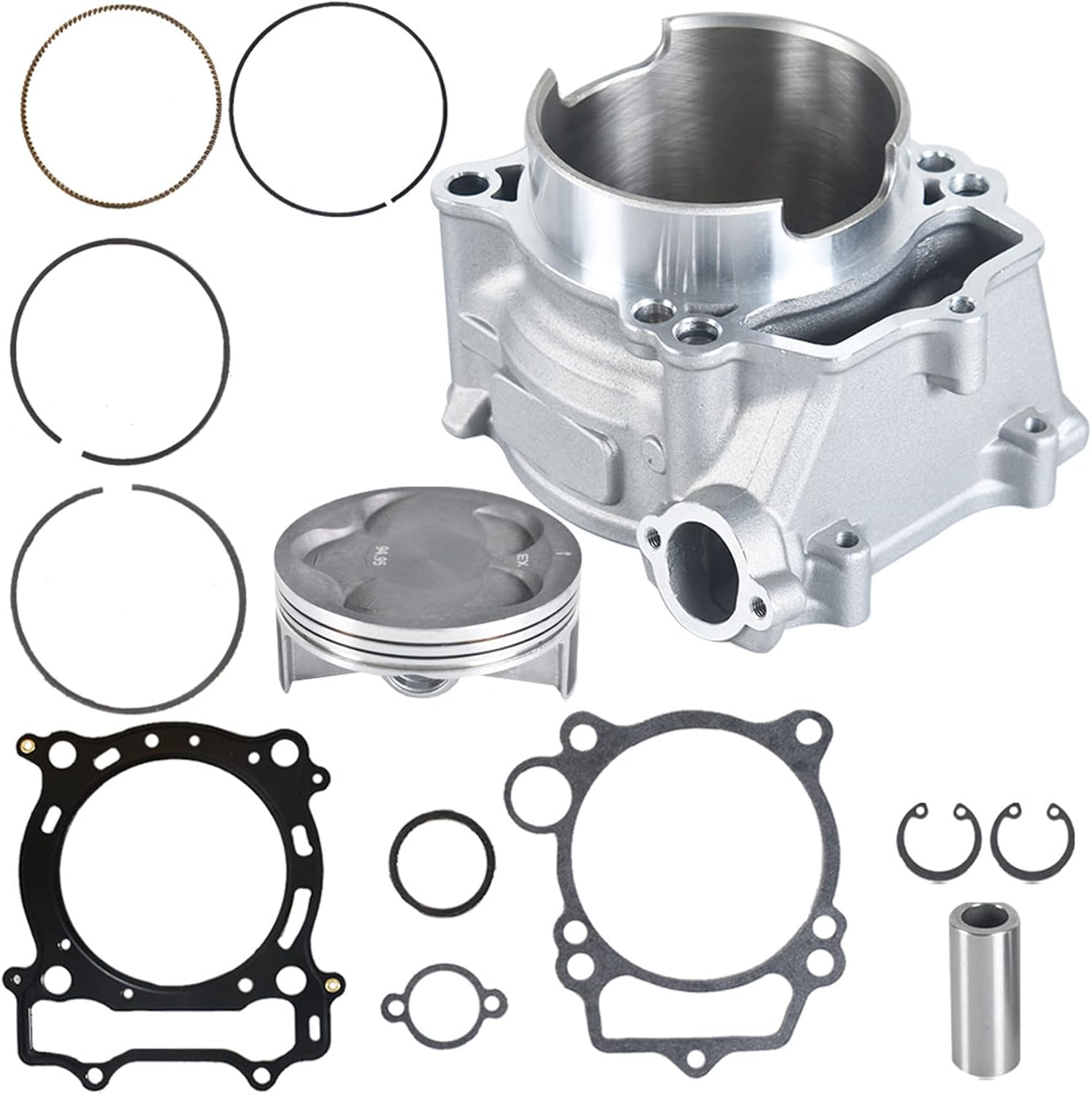 Stock Bore 95mm Cylinder Piston Top End Kit 5TA-11311-12-00 Replacement for YFZ450 2004-2009