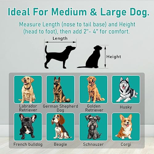 Miniatura 6 de Homey Pet Jaula apilable y plegable de 43 pulgadas con puerta de alimentación, ruedas y bandeja