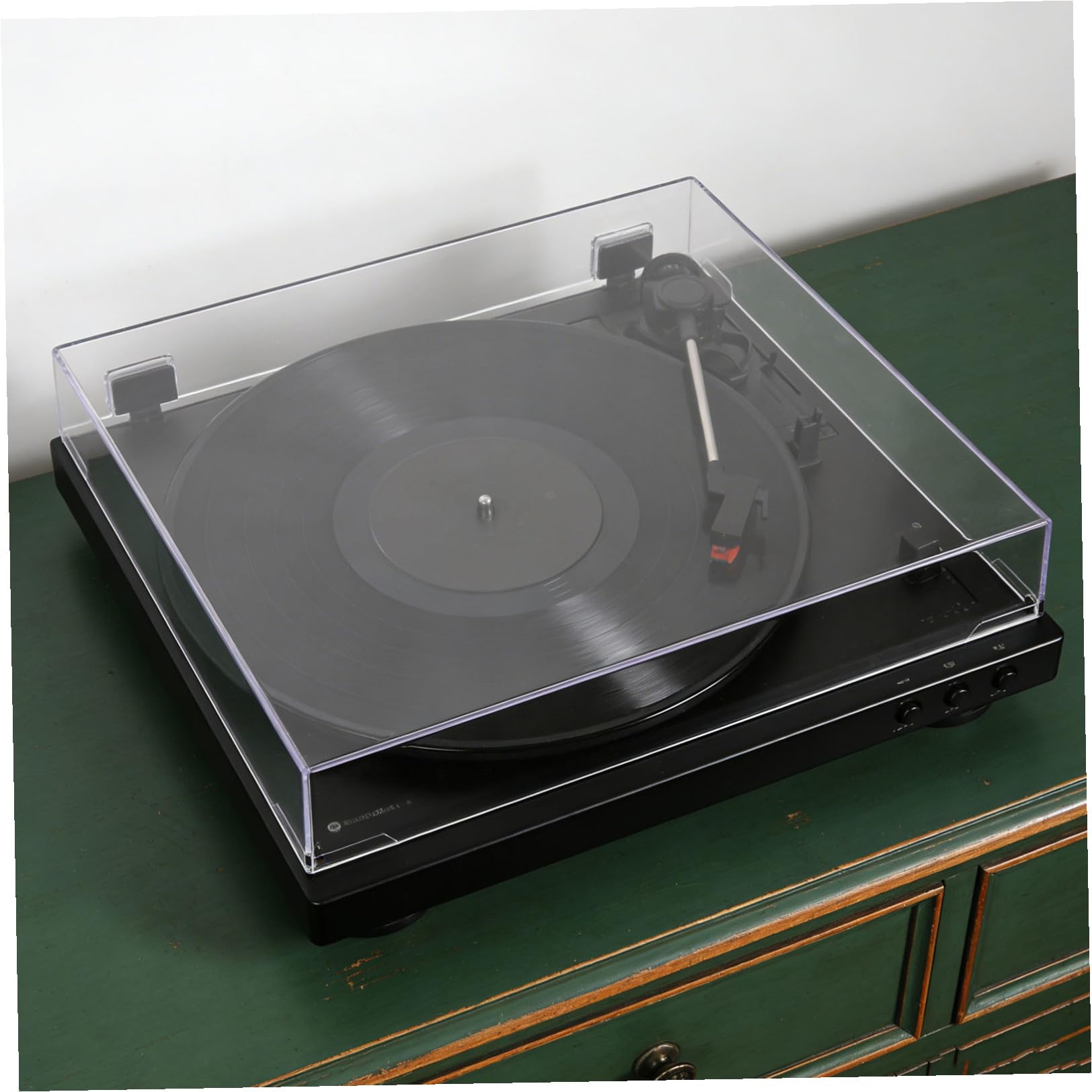 Copertura antipolvere per in acrilico trasparente - Protezione per stereo in ambienti audio casalinghi - Dimensioni 16,2x13,2x2,4 pollici, facile da montare