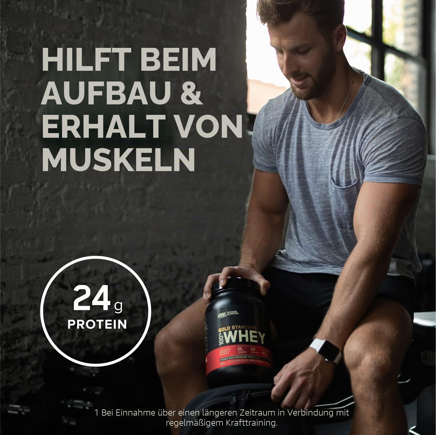 OPTIMUM NUTRITION ON | 100% Standard-Molkenprotein, Kekse und Creme, 5 Pfund