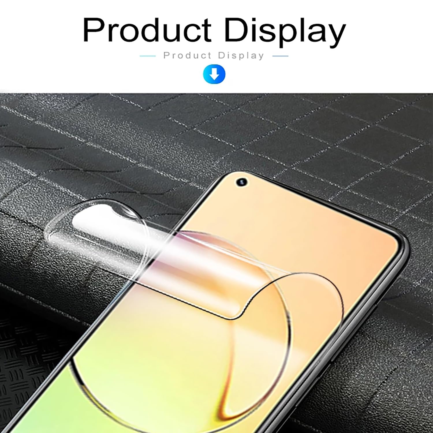 TMahhbid 2 Pezzi Pellicola Idrogel Protettiva per Realme 12 Pro/Realme 12 Pro+ Plus (6.7 pollici), [Film flessibile] Morbida TPU Protezioni Schermo [Trasparente HD