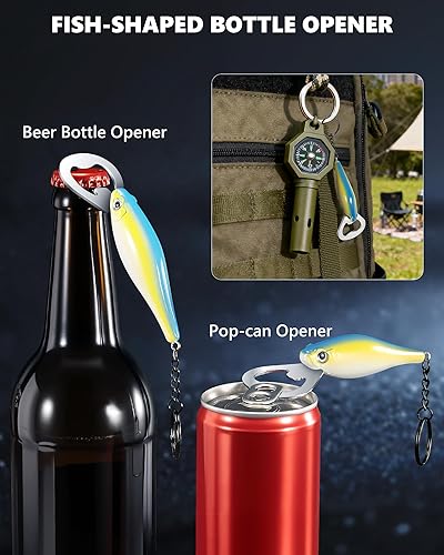 Miniatura 6 de Kit de herramientas de pesca de 7 piezas, equipo de pesca, alicates de pesca con funda, cuchillo de filete, tijeras de pesca, pinza de labios de