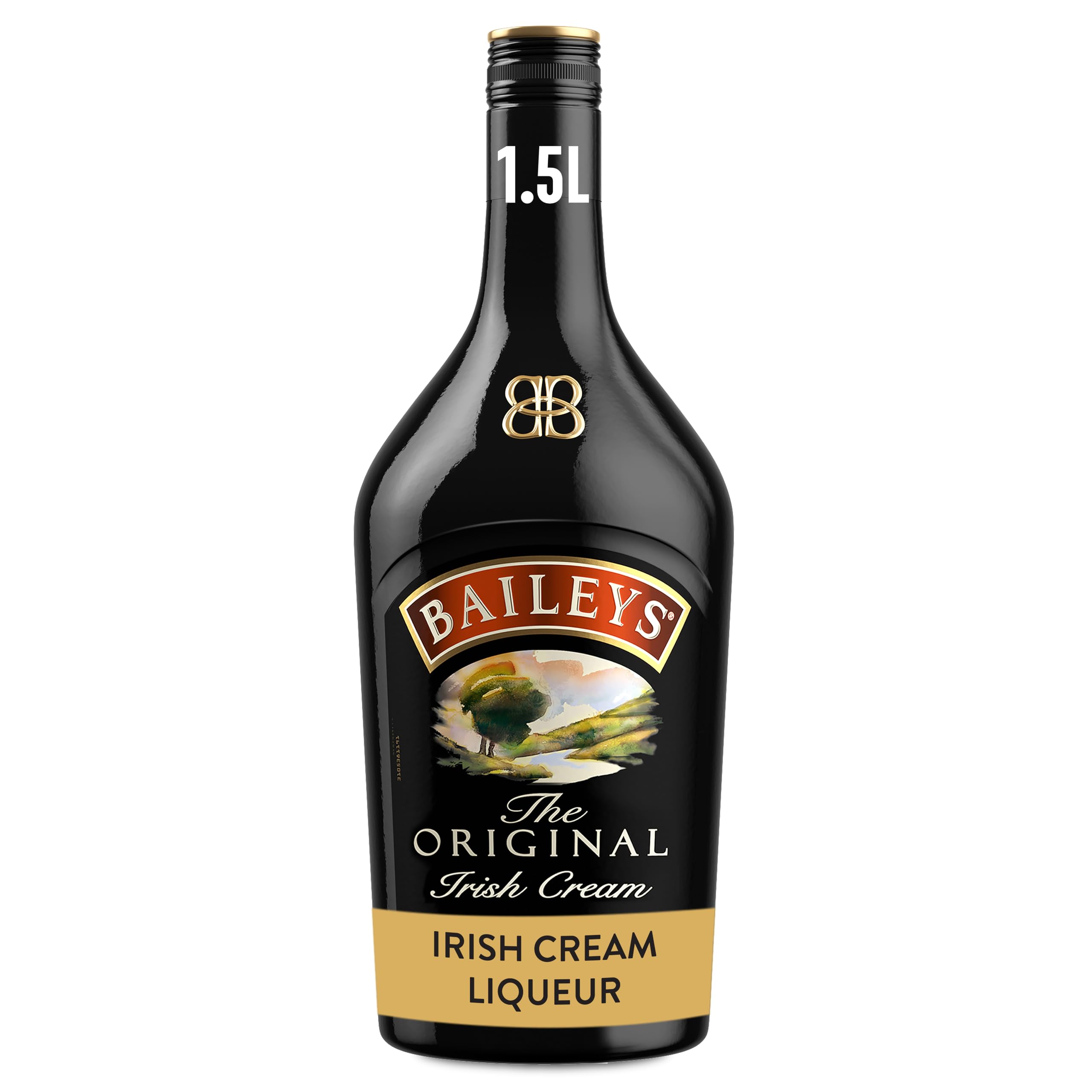 Baileys Original Irish Cream Liqueur | 17% vol | 1.5L | Fine Irish Whiskey & Dairy Cream | Rich Chocolate & Vanilla Flavours | Great Over Ice or in Cocktails