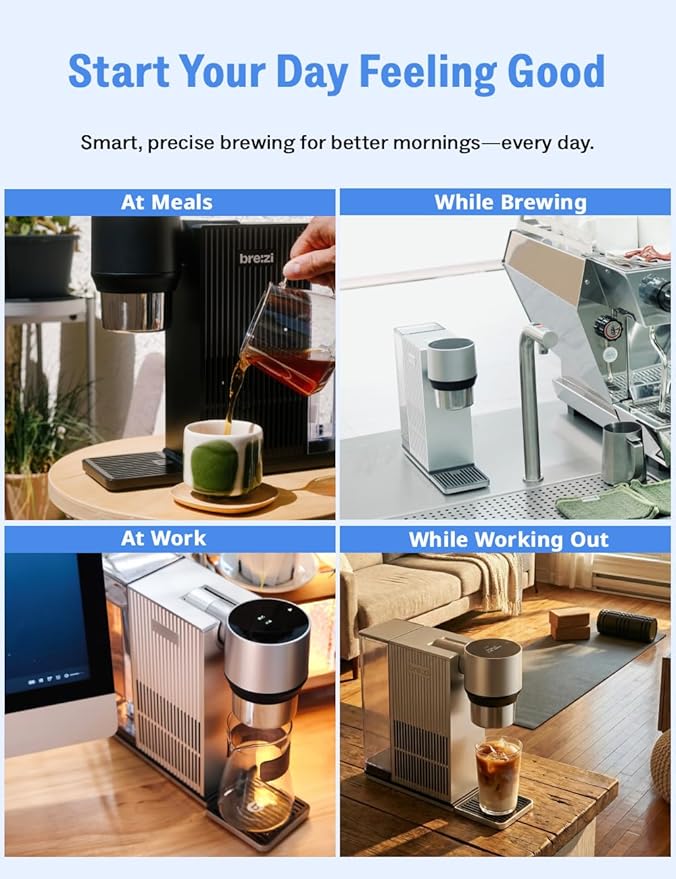 Cafetera Cold Brew Automática, Capacidad 1L, Control de Temperatura y Limpieza Automática miniatura 7