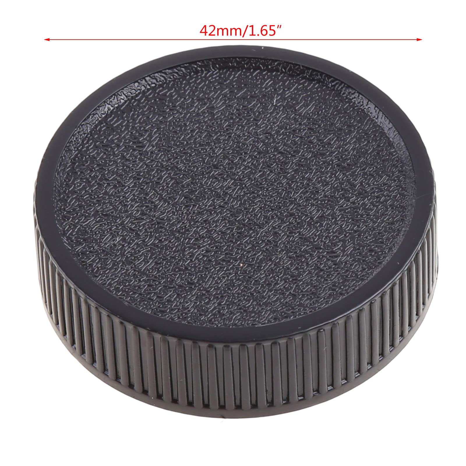 Cache Objectif Arrière M42 42mm - Bouchon Fileté Noir, Protection Contre La Poussière Pour Objectif Photo