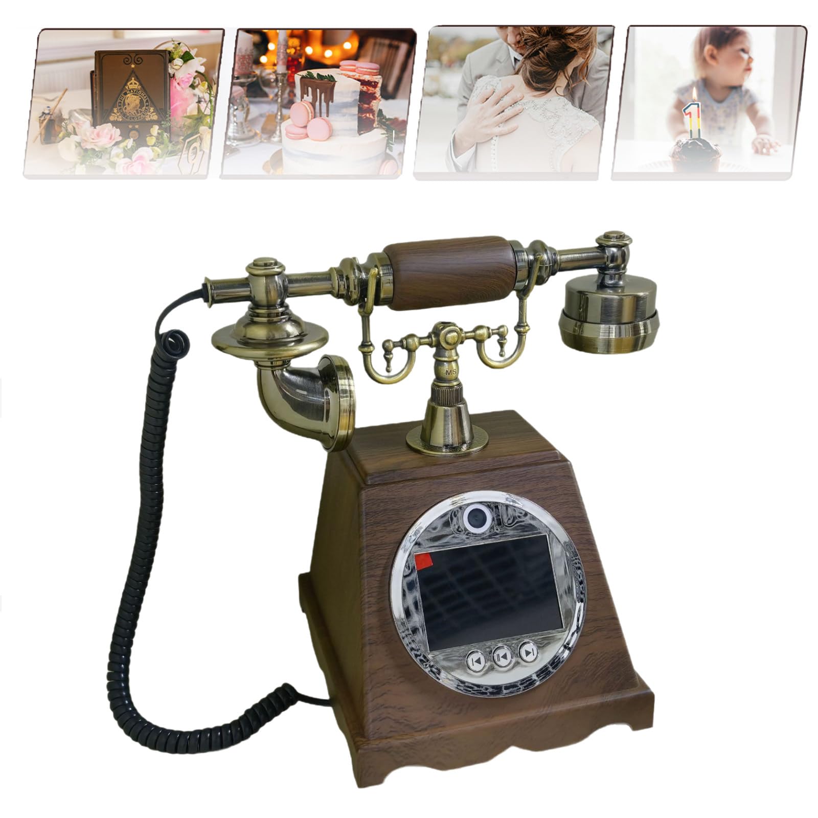 WIANQIAN Customized Video Audio Messages, Video & Audio Guest Book B