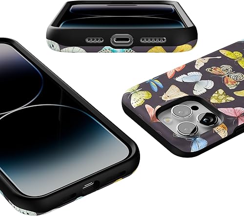 Vista 1072 de Casely - Funda para iPhone 14 Pro Max, Viva La Vida, Frida Kahlo Floral Collage, compatible con MagSafe 10 Frida Kahlo Viva La Vida Collage