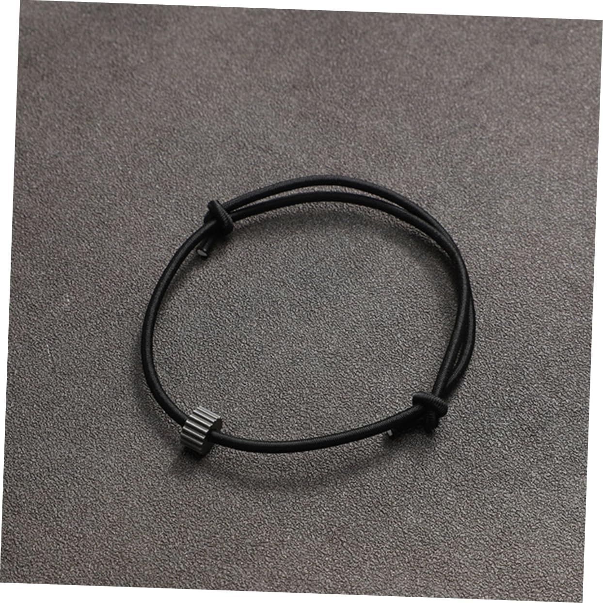 2pcs Tungsten Carbide Gear Car Window Breaker Bracelet Emergency Glass Breaker for Automotive Escape Outdoor Rescue Wrist Chain