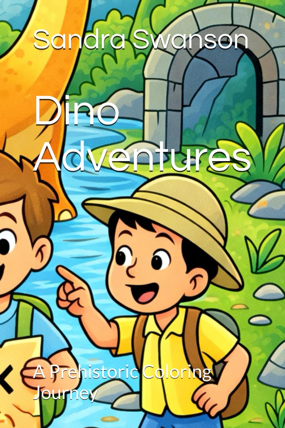 Dino Adventures: A Prehistoric Coloring Journey