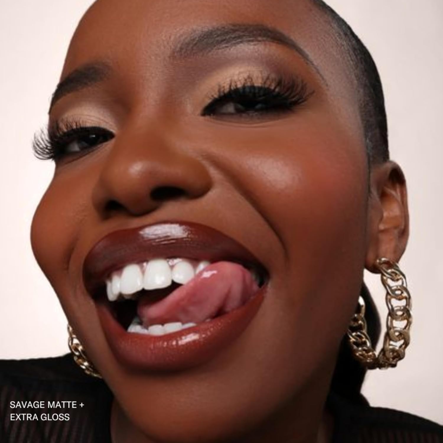 The Lip Bar - Nonstop Liquid Matte Lipstick, Savage (Chocolate Red-Brown) - High Pigment - One Swipe - Long Lasting - Jojoba Oil & Vitamin E - Vegan & Cruelty Free - Makeup & Cosmetics - .24 fl oz - Image 8