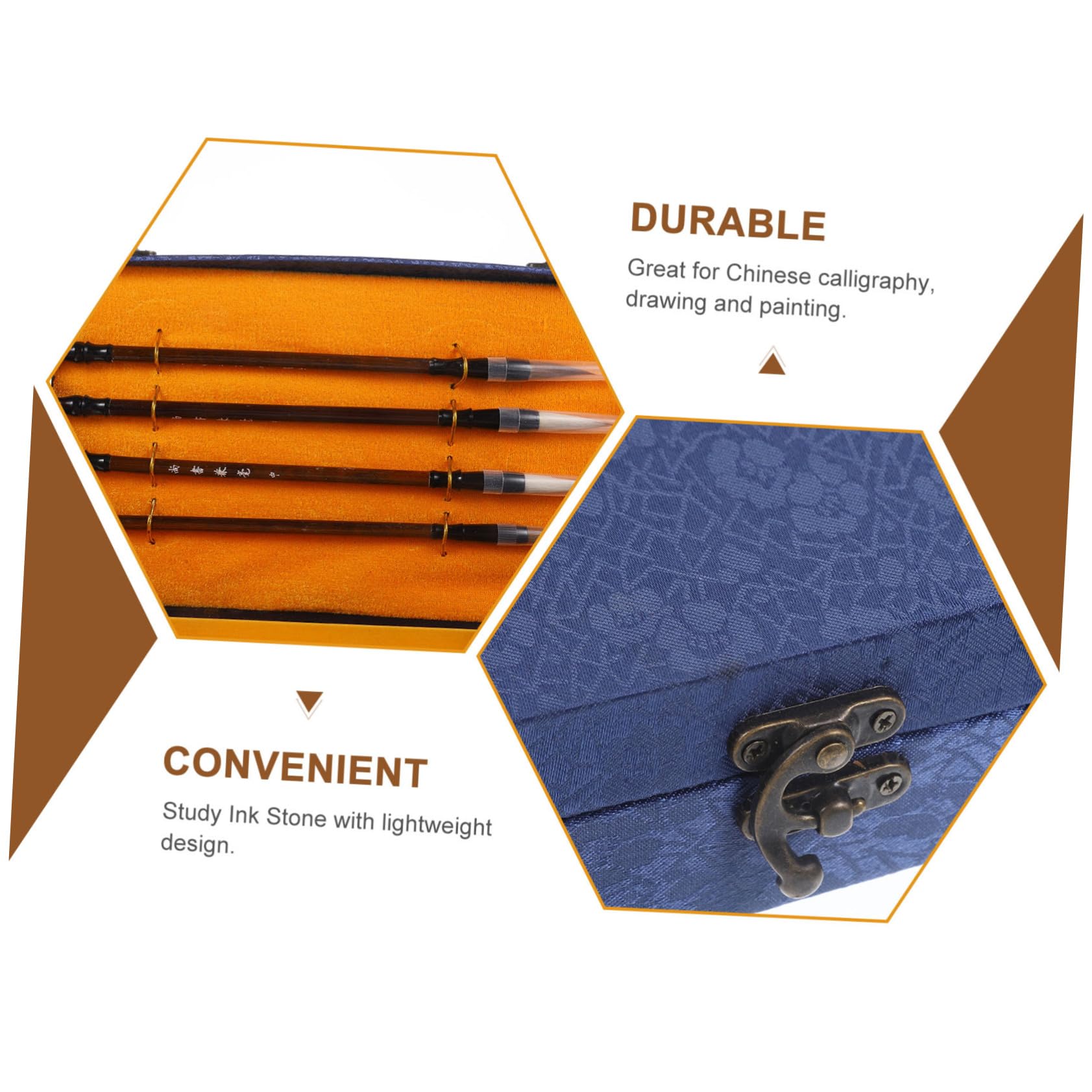 Homoyoyo Set Kit Calligrafia Kit Pennello per Scrivere in Legno, Leggero e Portatile, per Esercitarsi nella Calligrafia e Pittura Tradizionale Cinese