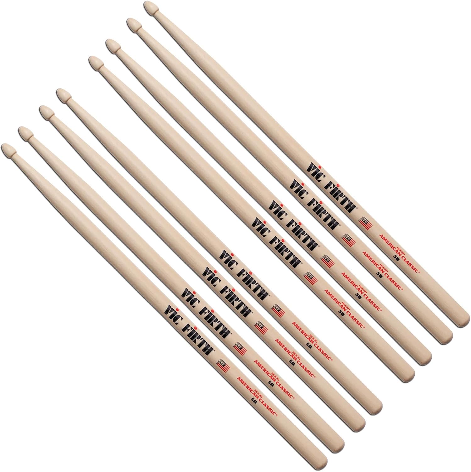 Vic Firth P5B.3-5B.1" Drumsticks (Pack of 4)
