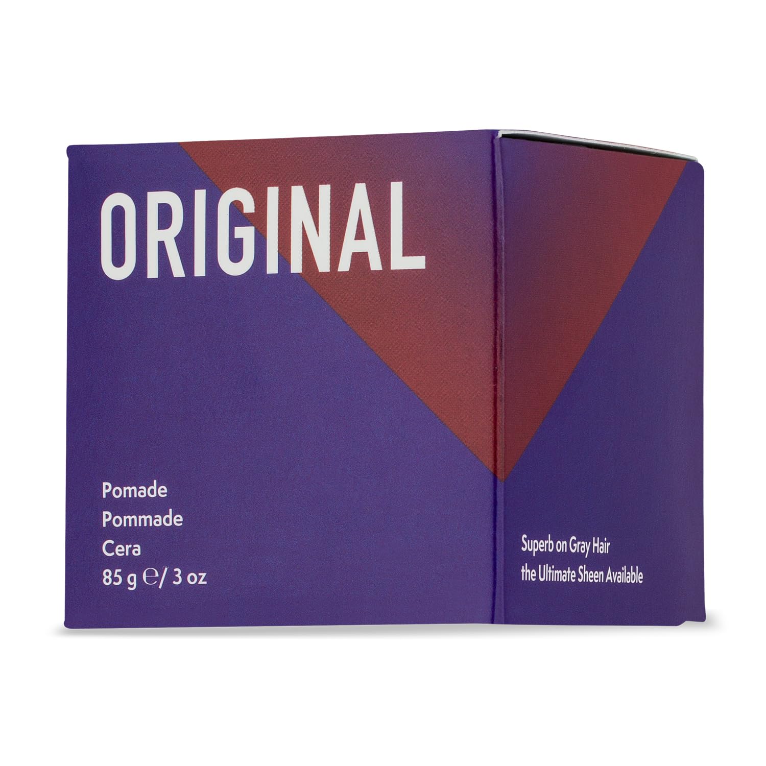 JOHNNY B. Original Oil-Based Professional Pomade for Men, Gluten-Free, 3 oz.