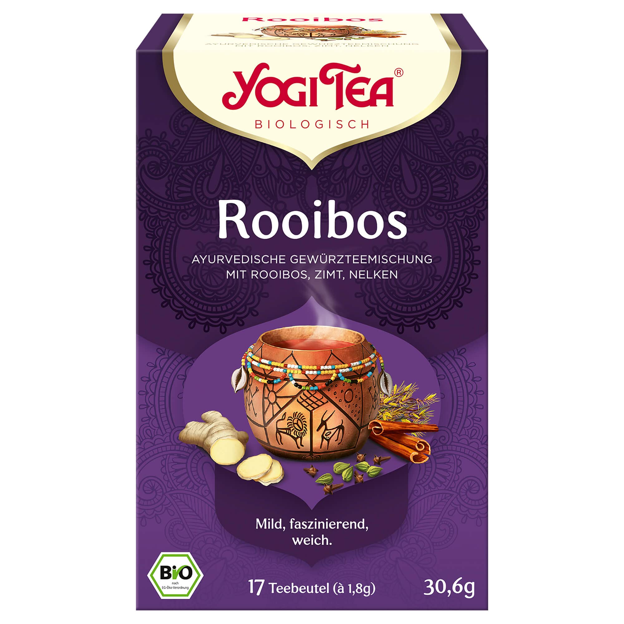 Yogi Tea Rooibos Especiais Bio - 17 Bolsistas x 1,8g