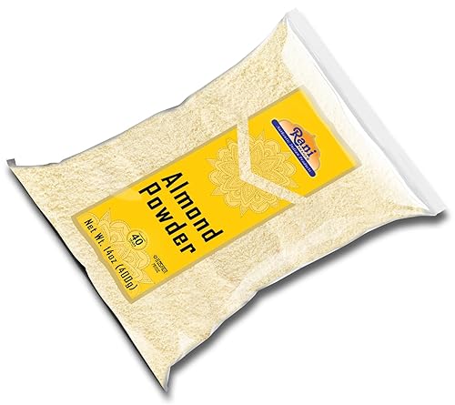 Miniatura 5 de Almendras en polvo Rani 14oz (400g)  Todo natural  Apto para gluten  Sin OMG  Kosher  Vegano  Producto de Estados Unidos