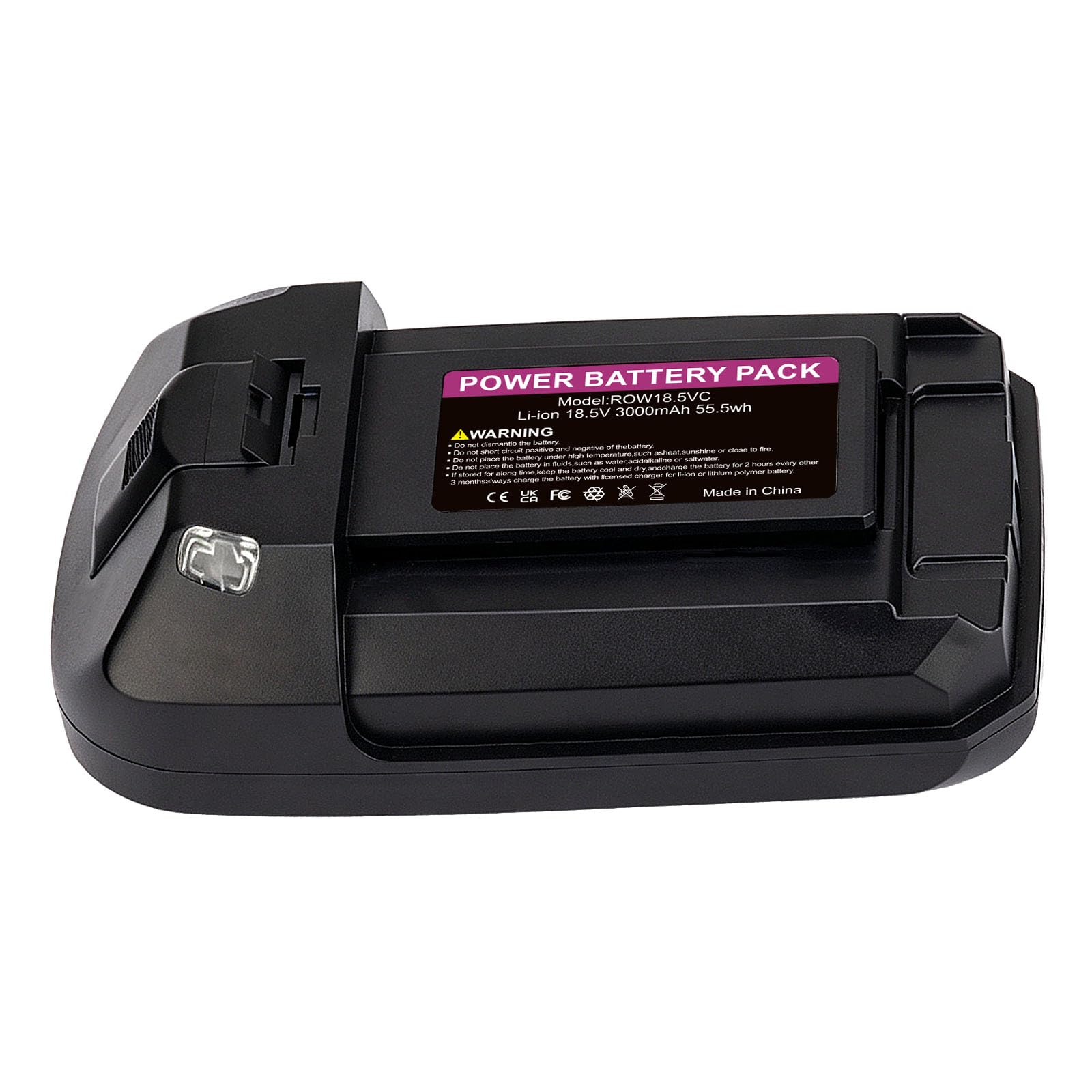 18.5V 3000mAh Batteria di ricambio per Rowenta X-PERT 6.60, Compatibile con Tefal & OBH Nordica, RH6821 RH6838 TY6837 EO6838, Ricambio batteria per aspirapolvere senza filo ZR009703
