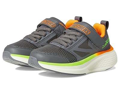 SKECHERS KIDS Go Run Elevate 2.0 - Find My 404050L (Little Kid/Big Kid) Boys Shoes Charcoal : 1 Little Kid M, Synthetic/Textile
