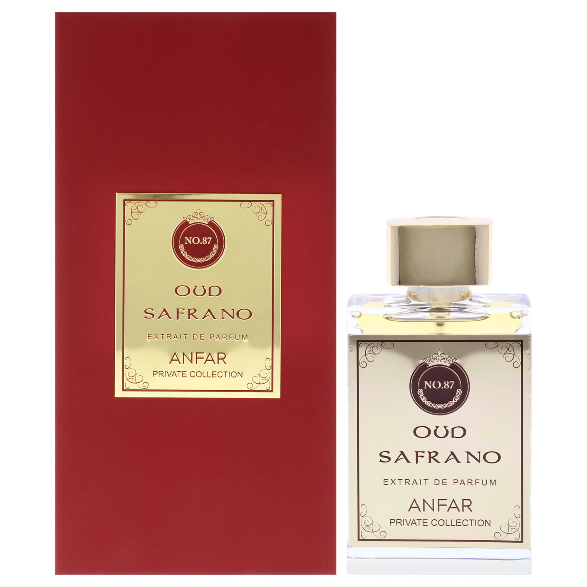 Amazon.com : Anfar Oud Safrano for Men - 1.7 oz Extrait De Parfum